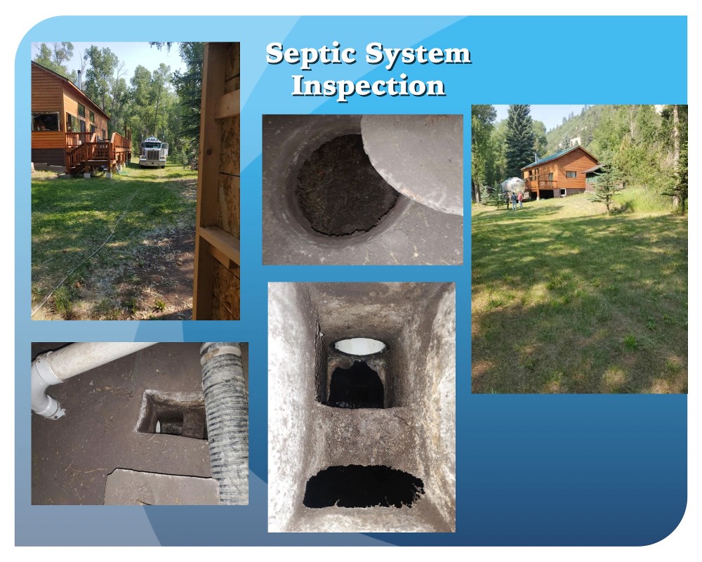 Septic system inspection
